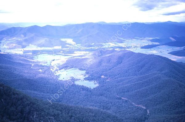 View of Countryside from La Chalet, Mount Buffalo, Victoria State